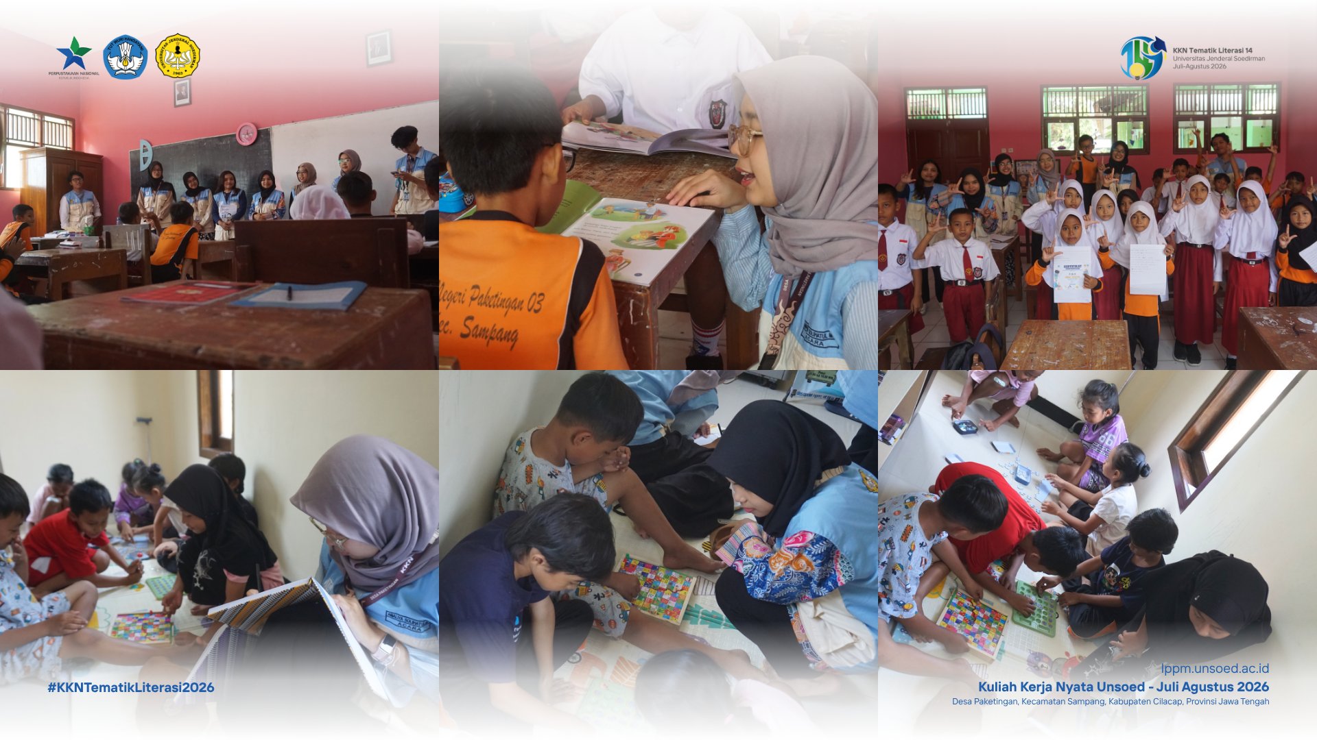 Dukung Budaya Literasi Berkelanjutan, Mahasiswa KKN Literasi Padukan Pembelajaran dan Pelayanan Perpustakaan