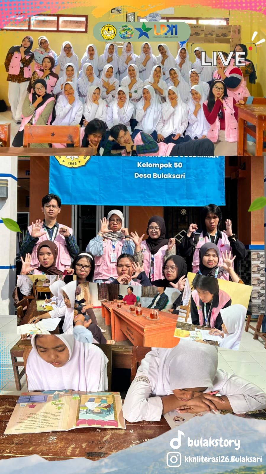 Membuat Cerita Berbasis Bahan Bacaan Bersama Kelas 9D MTs Al Falah Bantarsari