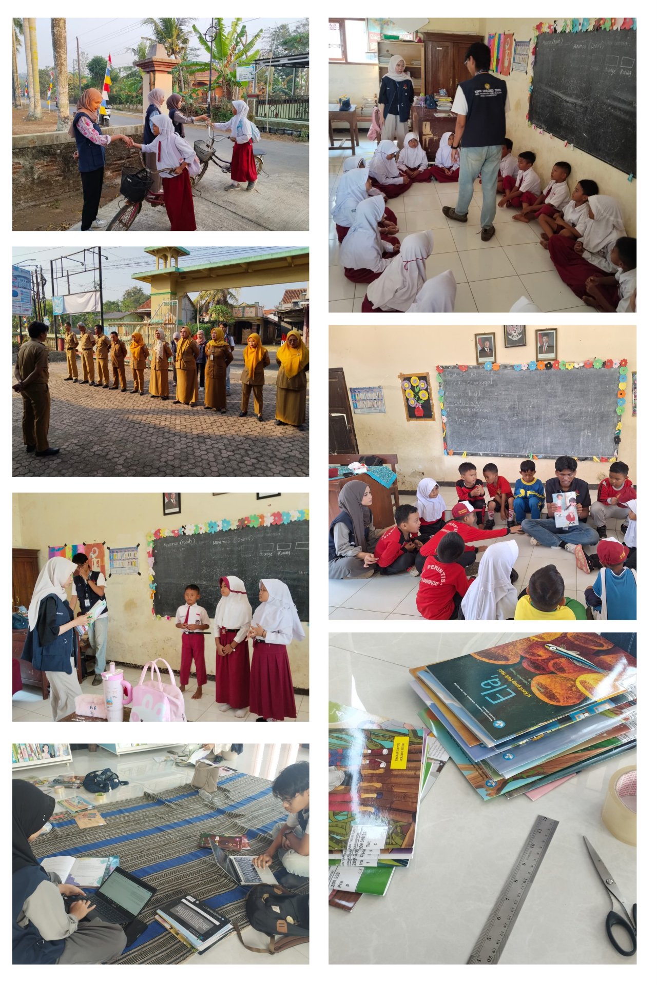 Mendukung Literasi Sekolah dan Pengelolaan Perpustakaan Desa