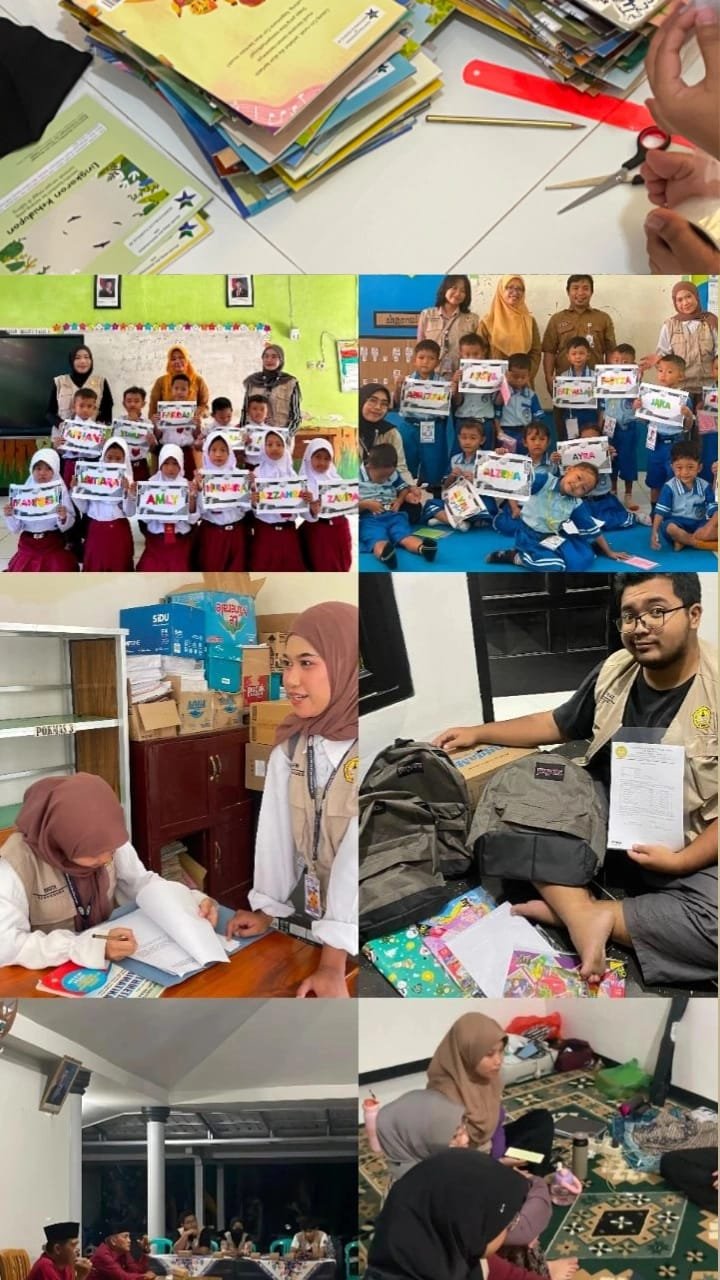 Membaca Nyaring, Pelayanan Perpustakaan, Pengambilan Perbekalan, Pelabelan Koleksi Buku, Diskusi Program Kerja Rekonstruksi Sejarah Desa, dan Briefing Program Kerja Literasi