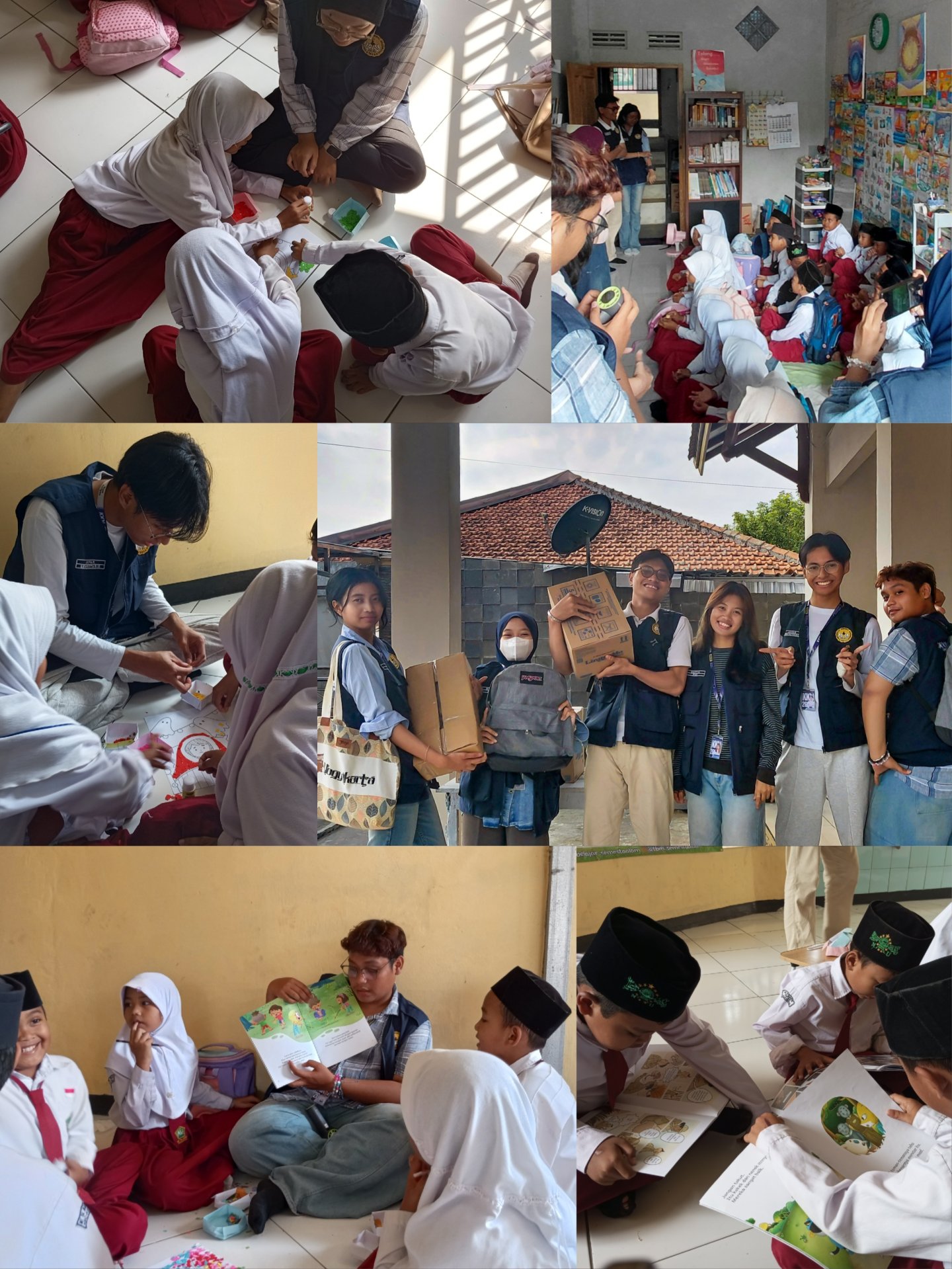 Kunjungan Murid MI Ya Bakii ke TBM Semesta Alam