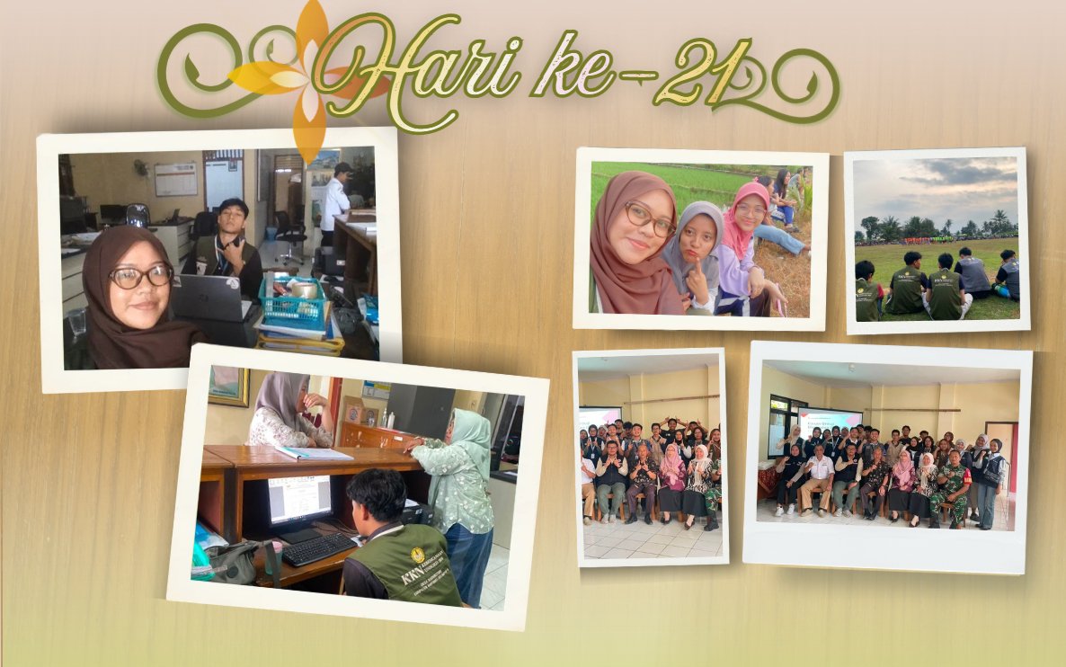 KKN Hari ke-21: Dari Balai Desa hingga Karangturi Expo