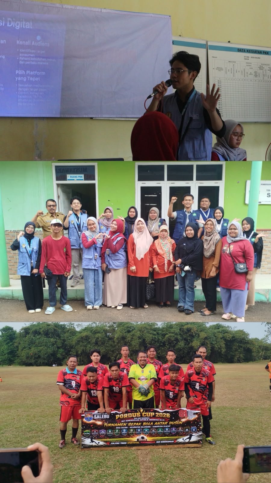 Kolaborasi Literasi, Pemberdayaan Ekonomi, dan Semangat Sportivitas dalam Mendukung Kemajuan Desa Salebu