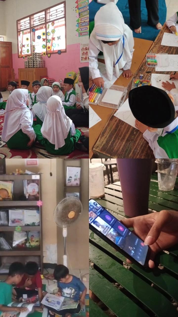 Pelayanan Perpustakaan, Membaca Nyaring, Membuat Proyek Berbasis isi Buku Bacaan, Kunjungan Literasi ke Sekolah, Glorifikasi Kegiatan KKN