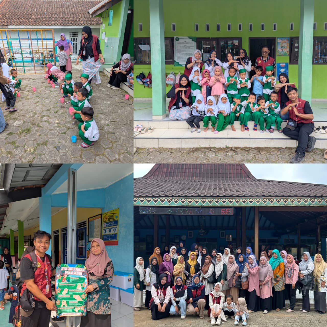 Penerapan Perilaku Hidup Bersih dan Sehat  (PHBS) melalui Edukasi CTPS dan Gosok Gigi serta Edukasi Kanker Payudara