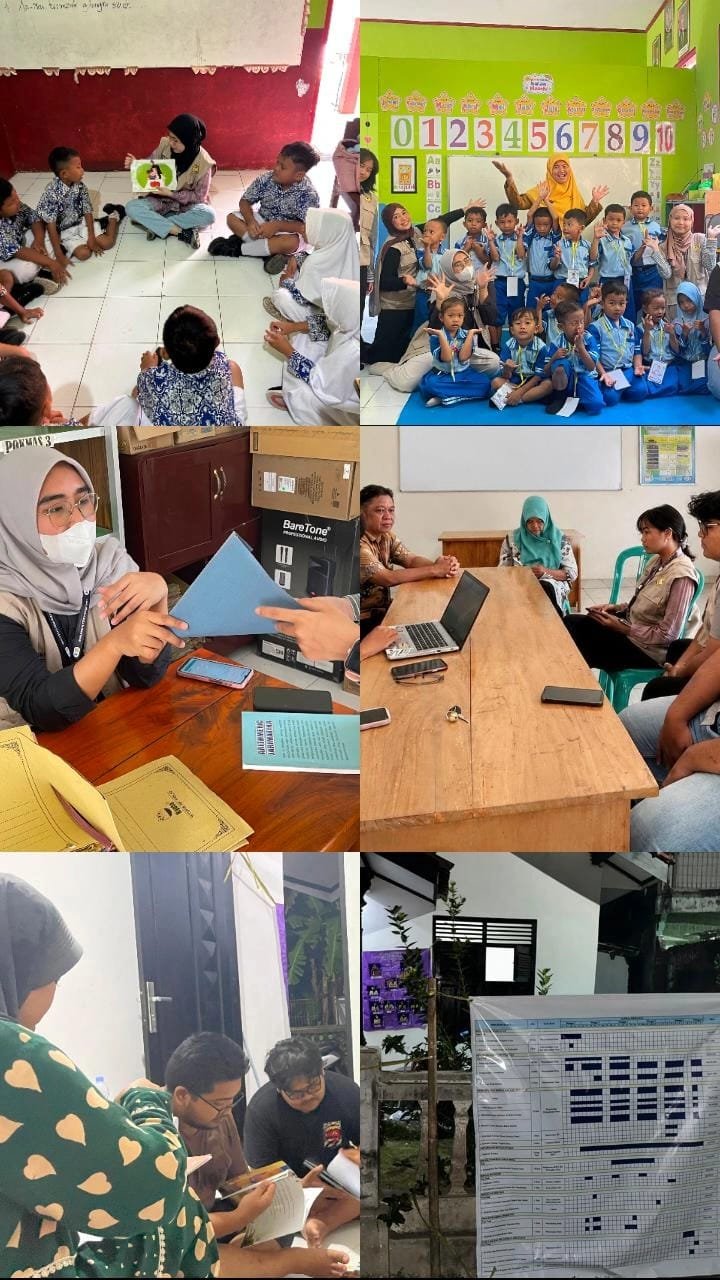 Membaca Nyaring, Pelayanan Perpustakaan, Diskusi Program Kerja Rekonstruksi Sejarah Desa, Pelabelan Koleksi Buku, Perbaikan Matriks, dan Briefing Program Kerja Literasi