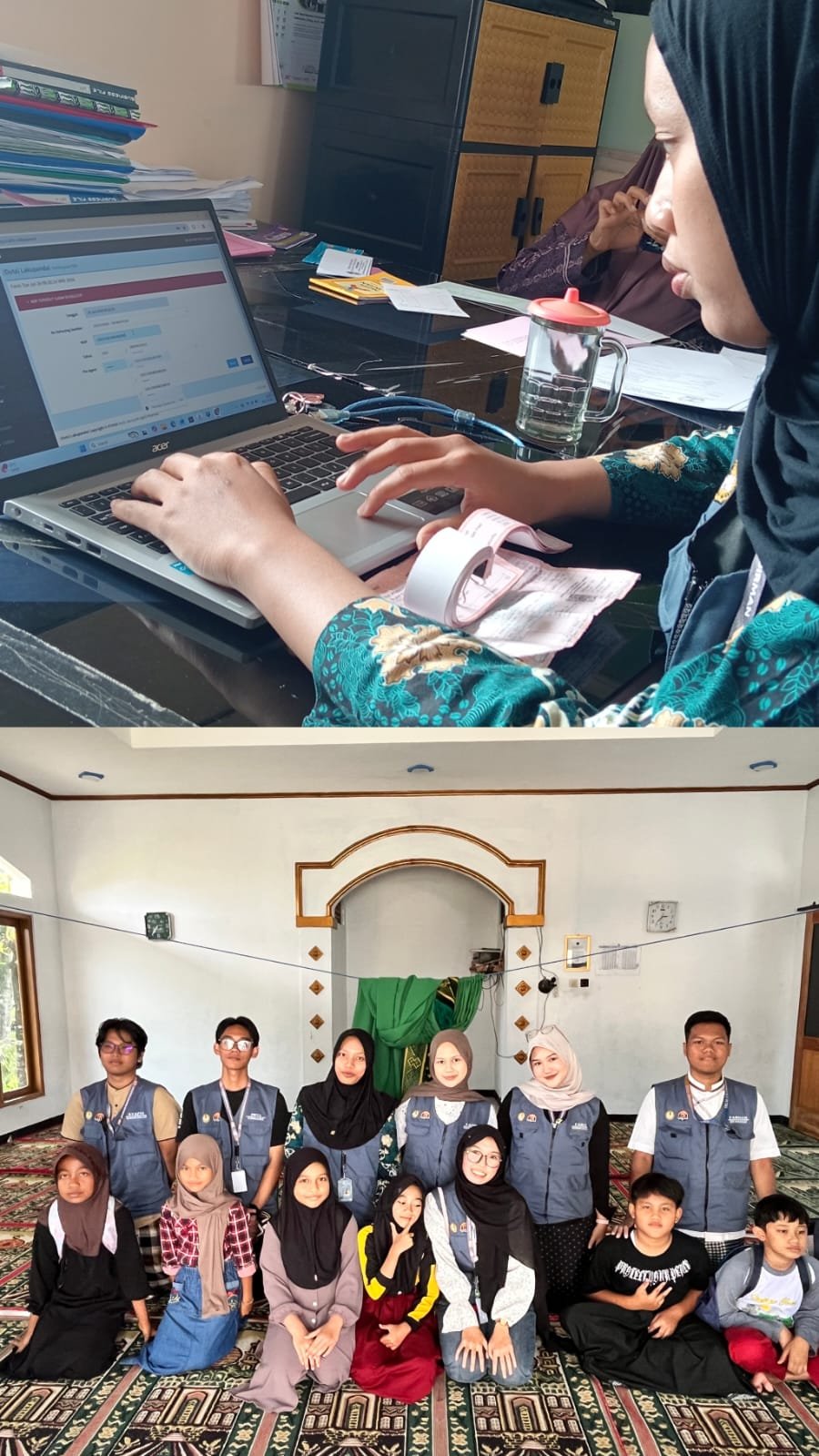 Kegiatan KKN Desa Limpakuwus Hari Ke-20: Piket Desa