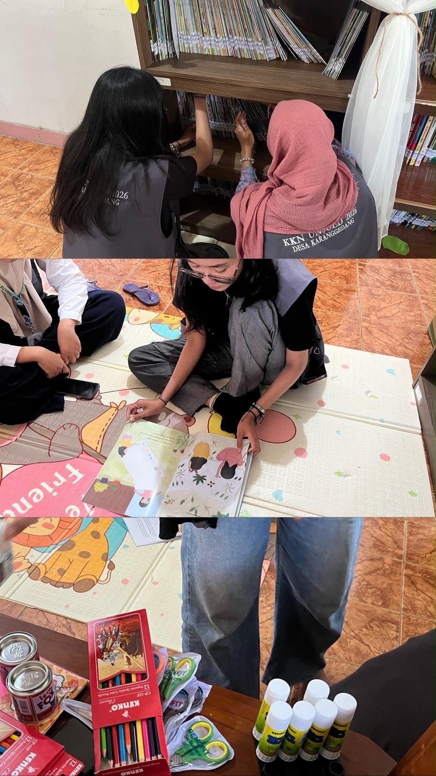 Persiapan Pelaksanaan Program Membuat Proyek Berbasis Isi Buku Bacaan untuk SD Negeri Karanggedang 01 dan 03 oleh Tim KKN Literasi UNSOED