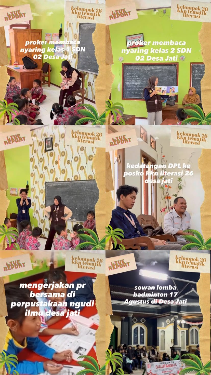 Kegiatan hari ke-21 KKN Literasi kelompok 26