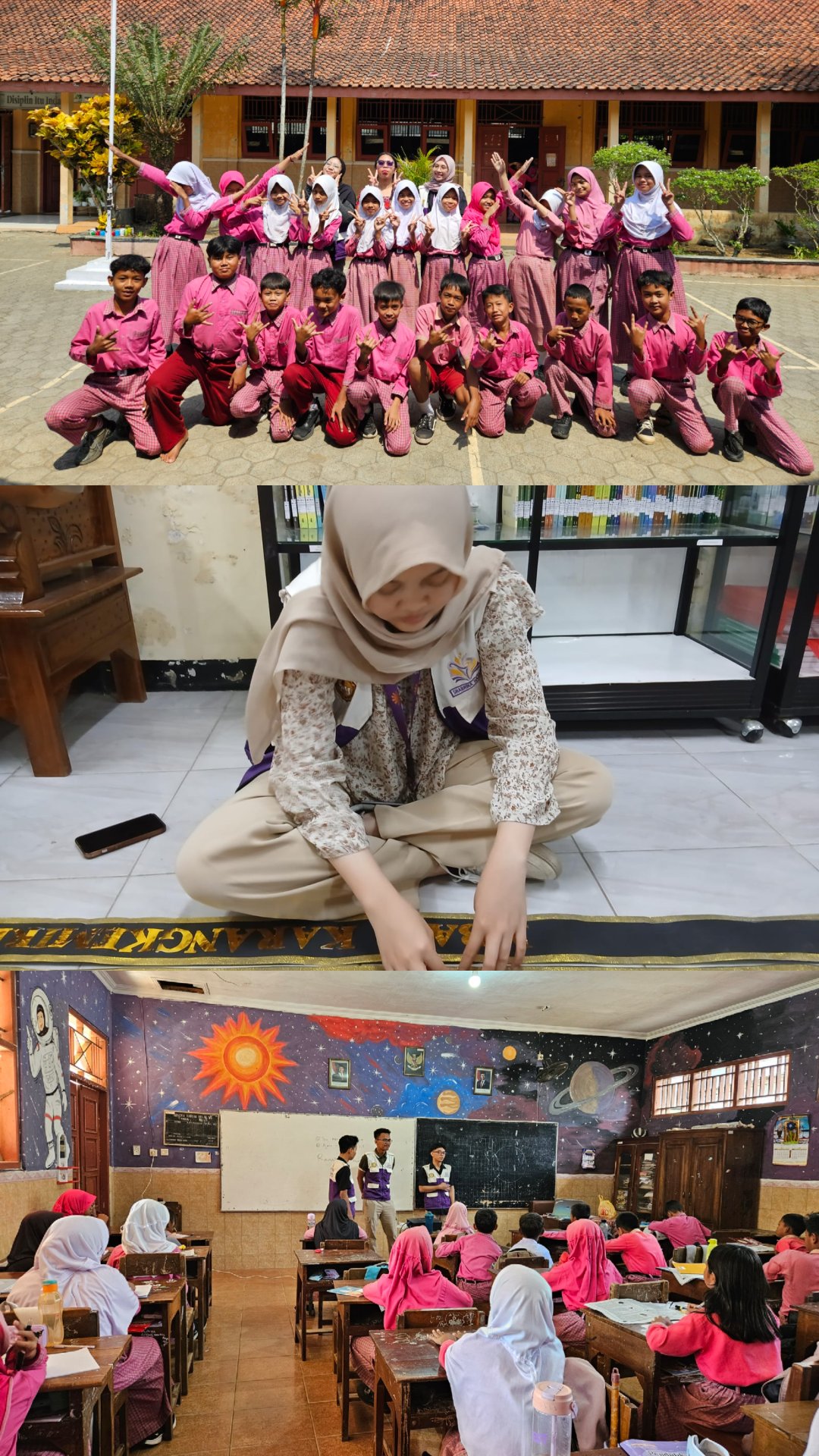 Pemantapan Budaya Literasi Melalui Pelayanan Perpustakaan Desa dan Menulis Cerita Berbasis Buku Bacaan di SDN 1 Karangkemiri