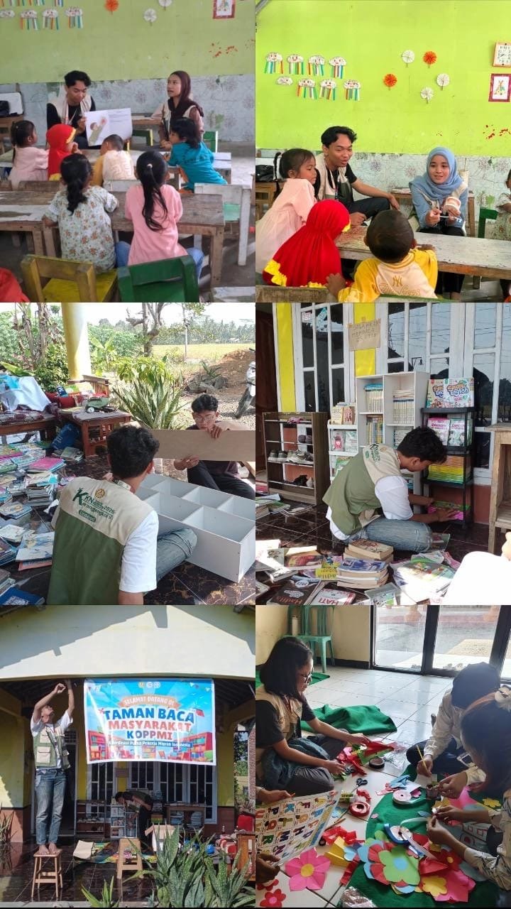 Pengelolaan Perpustakaan, Membaca Nyaring, Membuat Proyek Berbasis Isi Buku Bacaan, Menulis Cerita Berbasis Buku Bacaan, Kunjungan Literasi ke Sekolah, Glorifikasi KKN