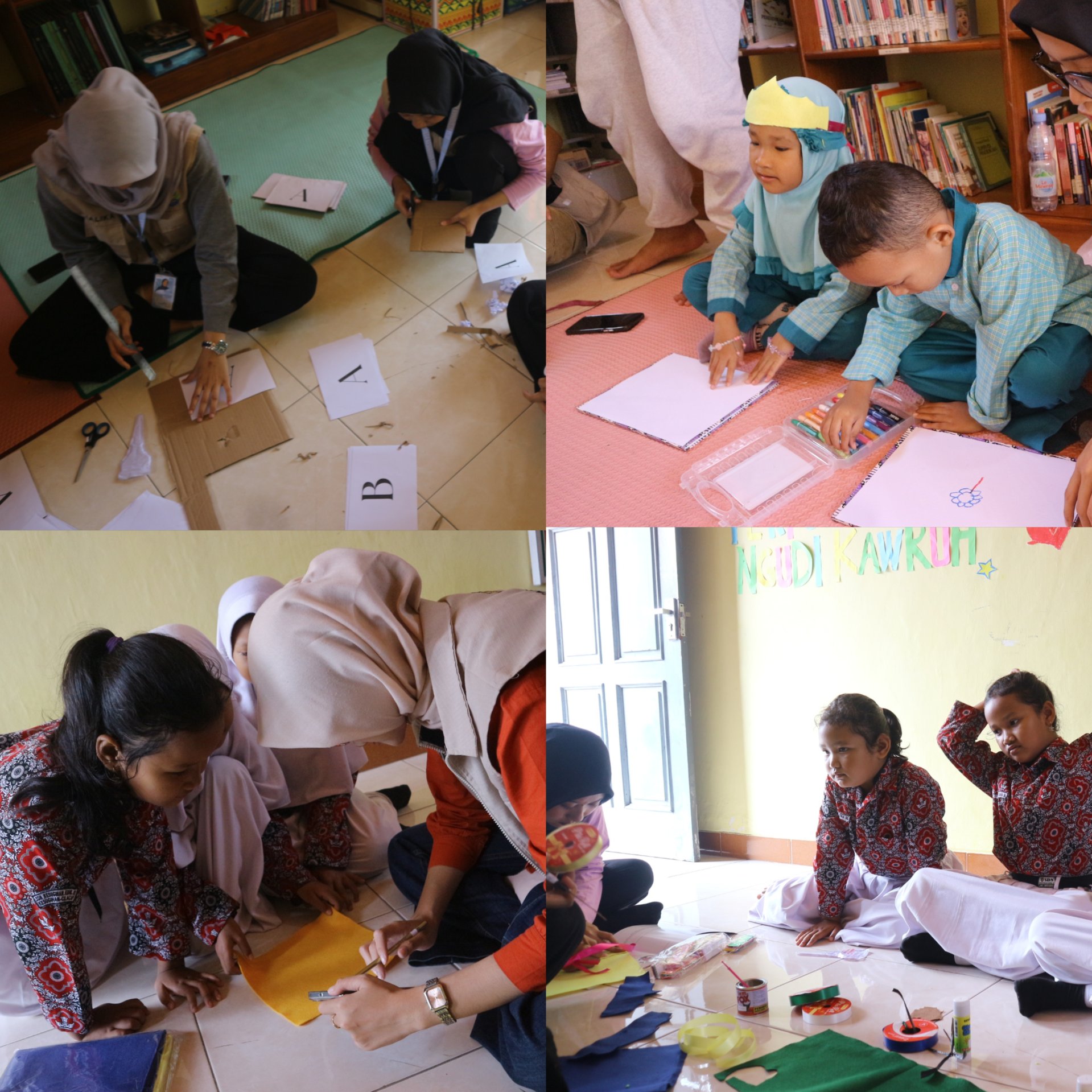 Persiapan Lomba Literasi & Pelayanan Perpustakaan Ngudi Kawruh Desa Kesugihan Kidul