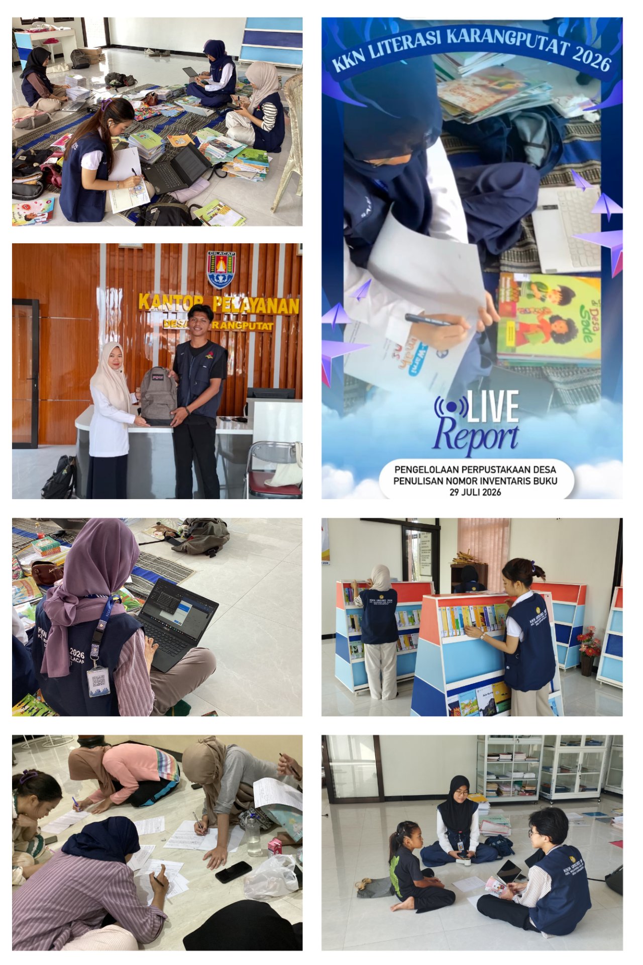 Kegiatan Pengelolaan Perpustakaan Desa serta Pengelolaan Website Desa Terkait JDIH