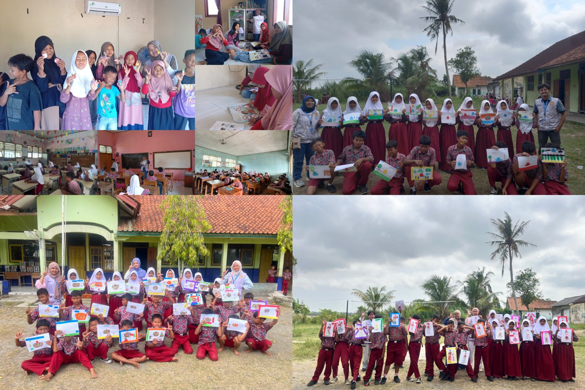 DAY 22 | Tingkatkan Pemahaman Baca Siswa SDN Grugu 01, KKN-L 36 Grugu Membuat Proyek Berbasis Isi Buku Bacaan serta Kelola Perpustakaan