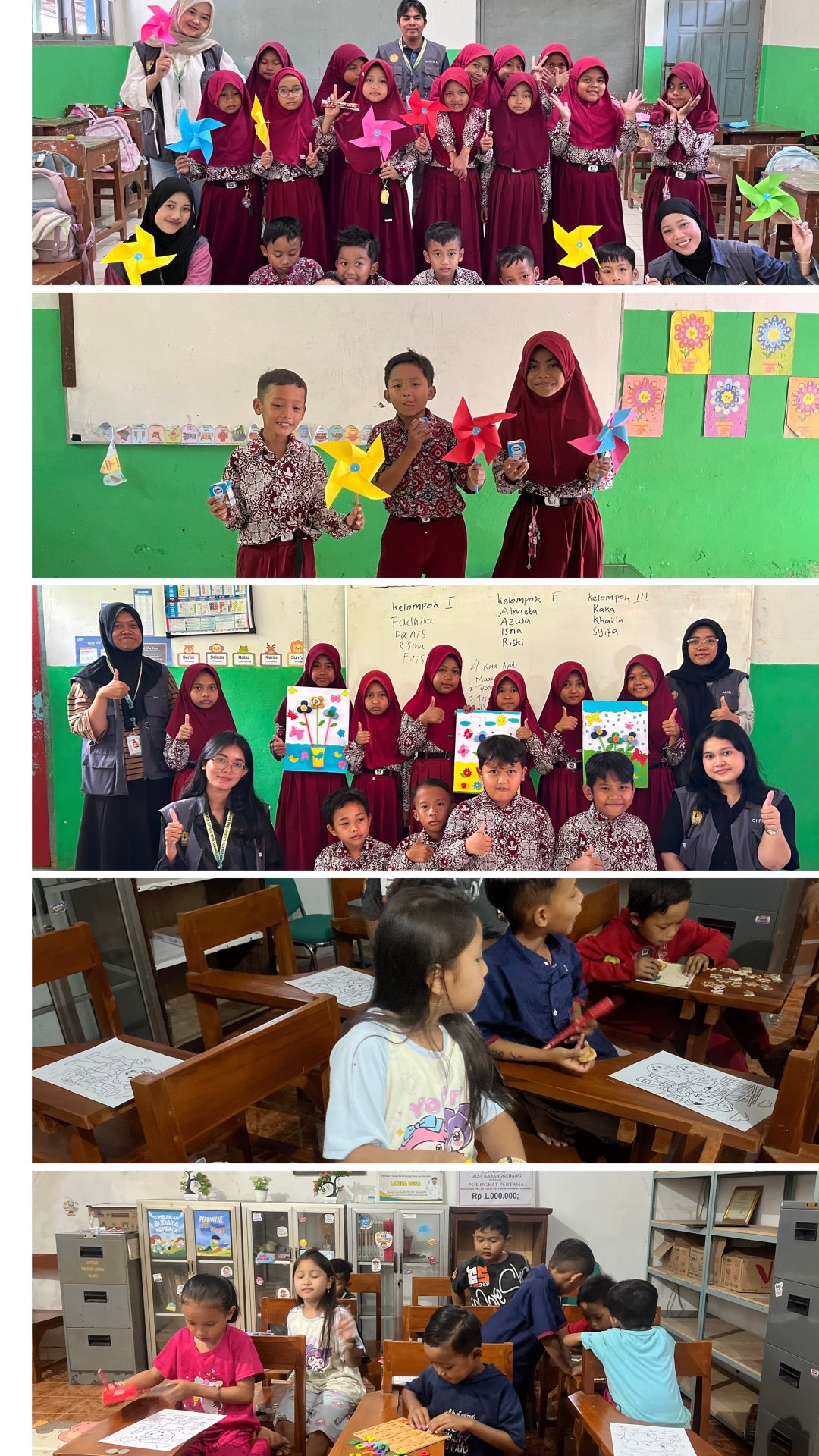 Pelaksanaan Program “Membuat Proyek Berbasis Isi Buku Bacaan" di SD Negeri Karanggedang 01 oleh Tim KKN Tematik Literasi UNSOED