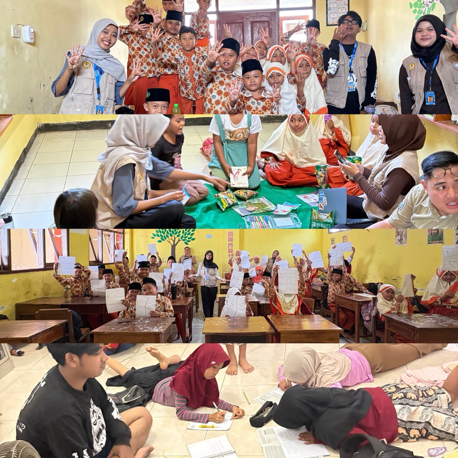 Kunjungan Literasi, Membaca Nyaring, dan Open House Mengajar Anak-anak Sidayu