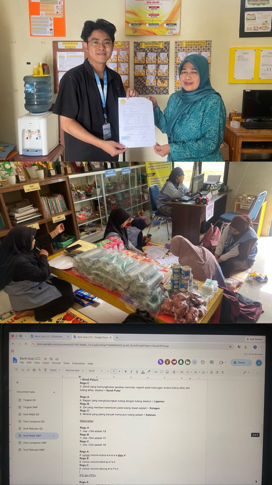 Penguatan Persiapan Lomba dan Administrasi untuk Mendukung Program Literasi Desa Salebu