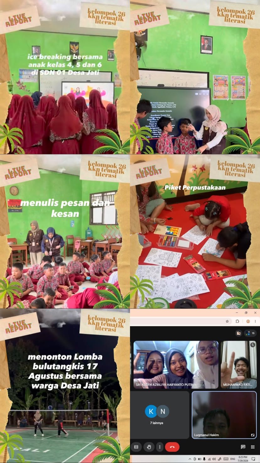 Kegiatan hari ke-22 KKN Literasi Kelompok 26
