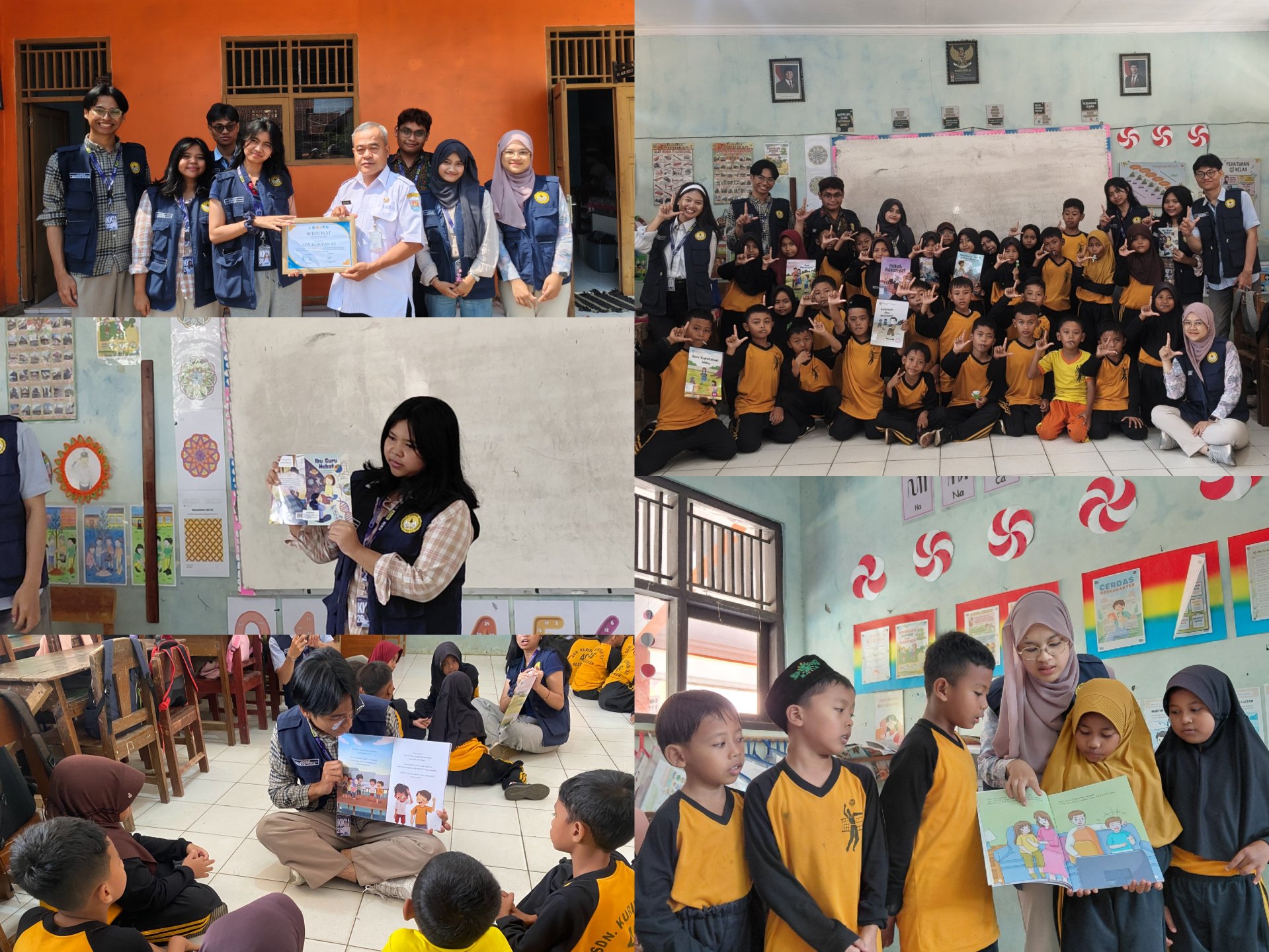 Cerdas Mengulas Buku di SDN Kuripan 03