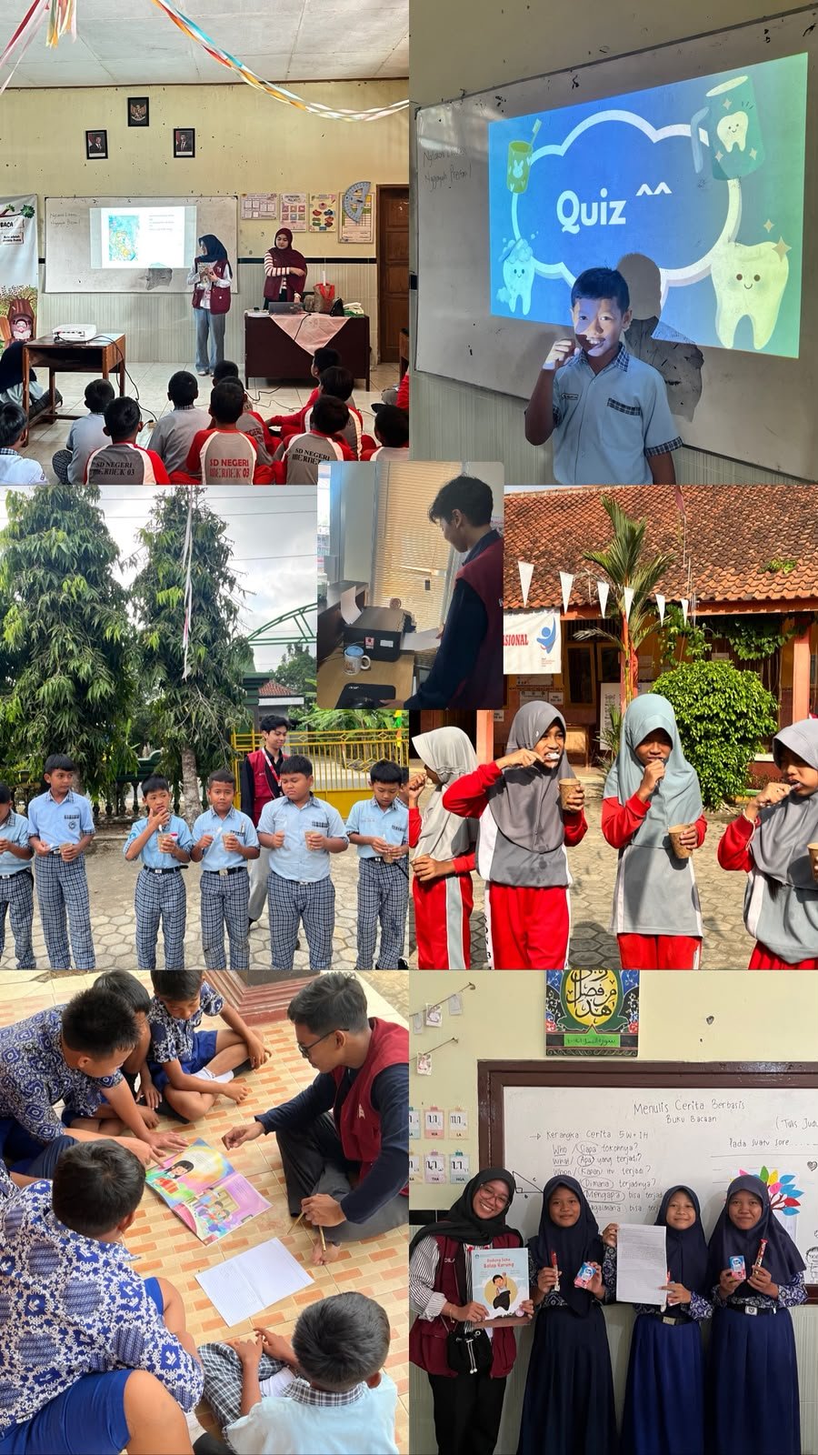 Pelaksanaan Program Kerja Menulis Cerita dan Membuat Proyek Berbasis Buku Bacaan di SD Negeri Mernek 3