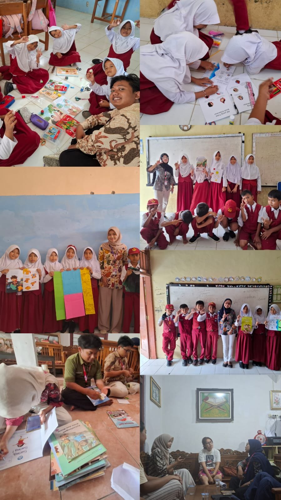 Pelaporan KKN Literasi hari ke 23 Desa Tayem Timur