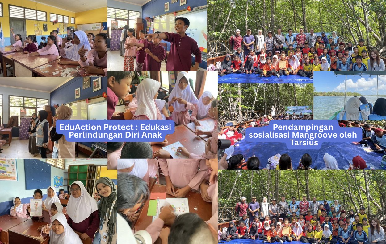 EduAction Protect : Edukasi Perlindungan Diri Anak di SDN 5 Gantung dan Sosialisasi Mangroove untuk Anak Anak