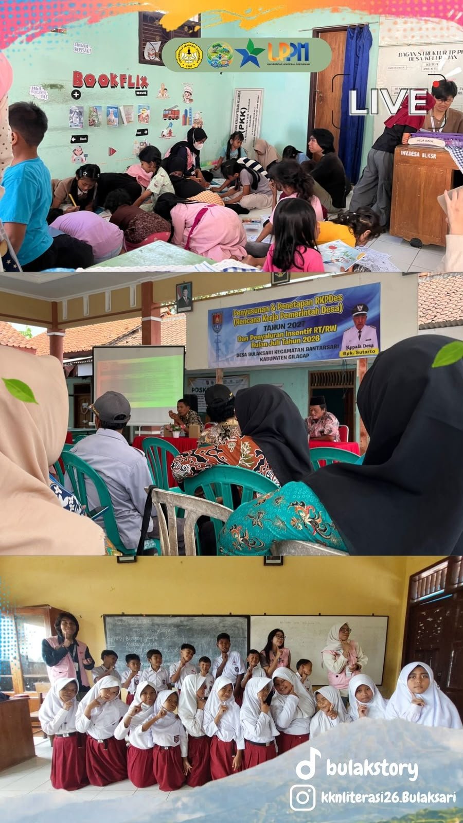 Membuat Proyek Berbasis Isi Bacaan Bersama SD Negeri 3 Bulaksari
