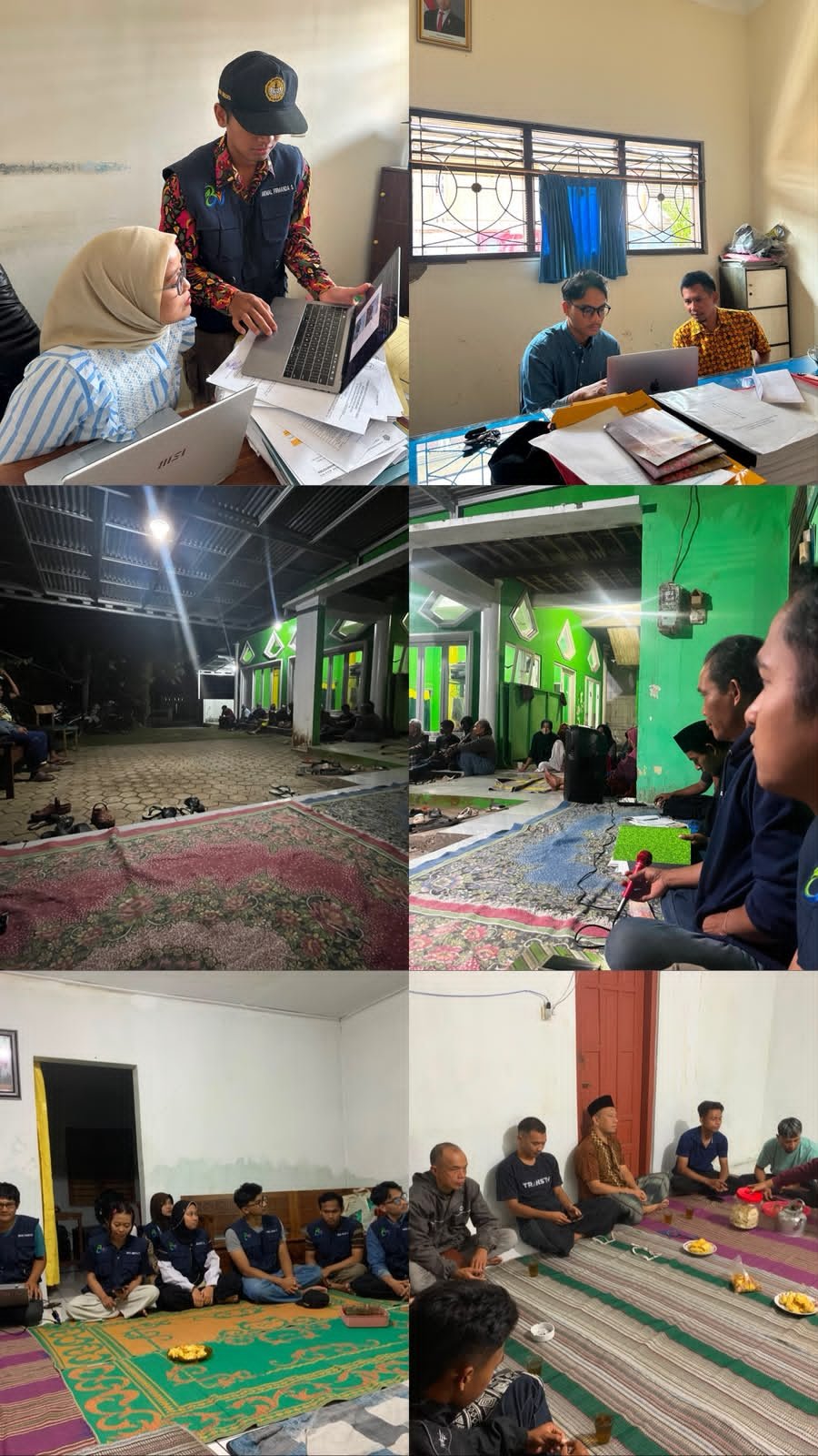 Piket balai desa, Menghadiri acara rapat kegiatan di rt 3 rw 3, Sosialisasi mengenai Keterbukaan Informasi Publik, Menghadiri rapat kegiatan acara agustusan bersama karang taruna