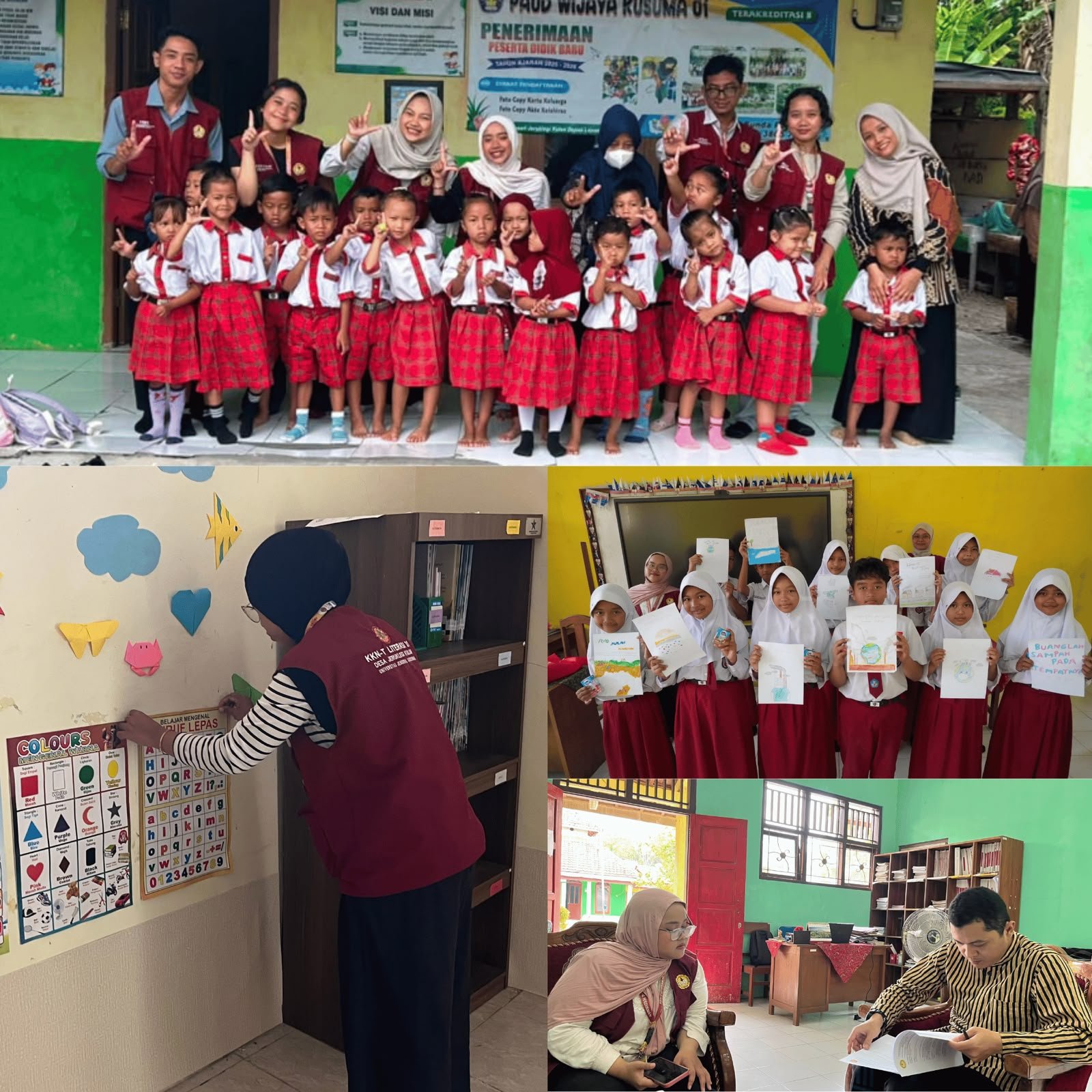 Membuat Proyek Berbasis Buku Bacaan SD Negeri Jeruklegi Kulon 03 dan Paud Wijayakusuma (Hari Ke-23)