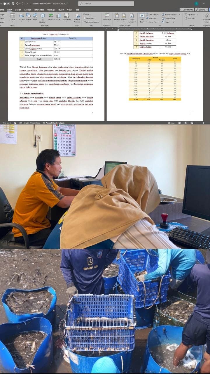 Piket Balai Desa, Destana, Belajar Budidaya Ikan Lele (Insidental)
