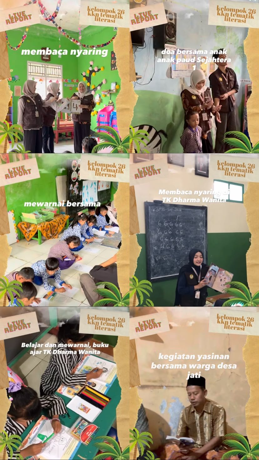 Kegiatan hari ke-23 KKN Literasi Kelompok 26