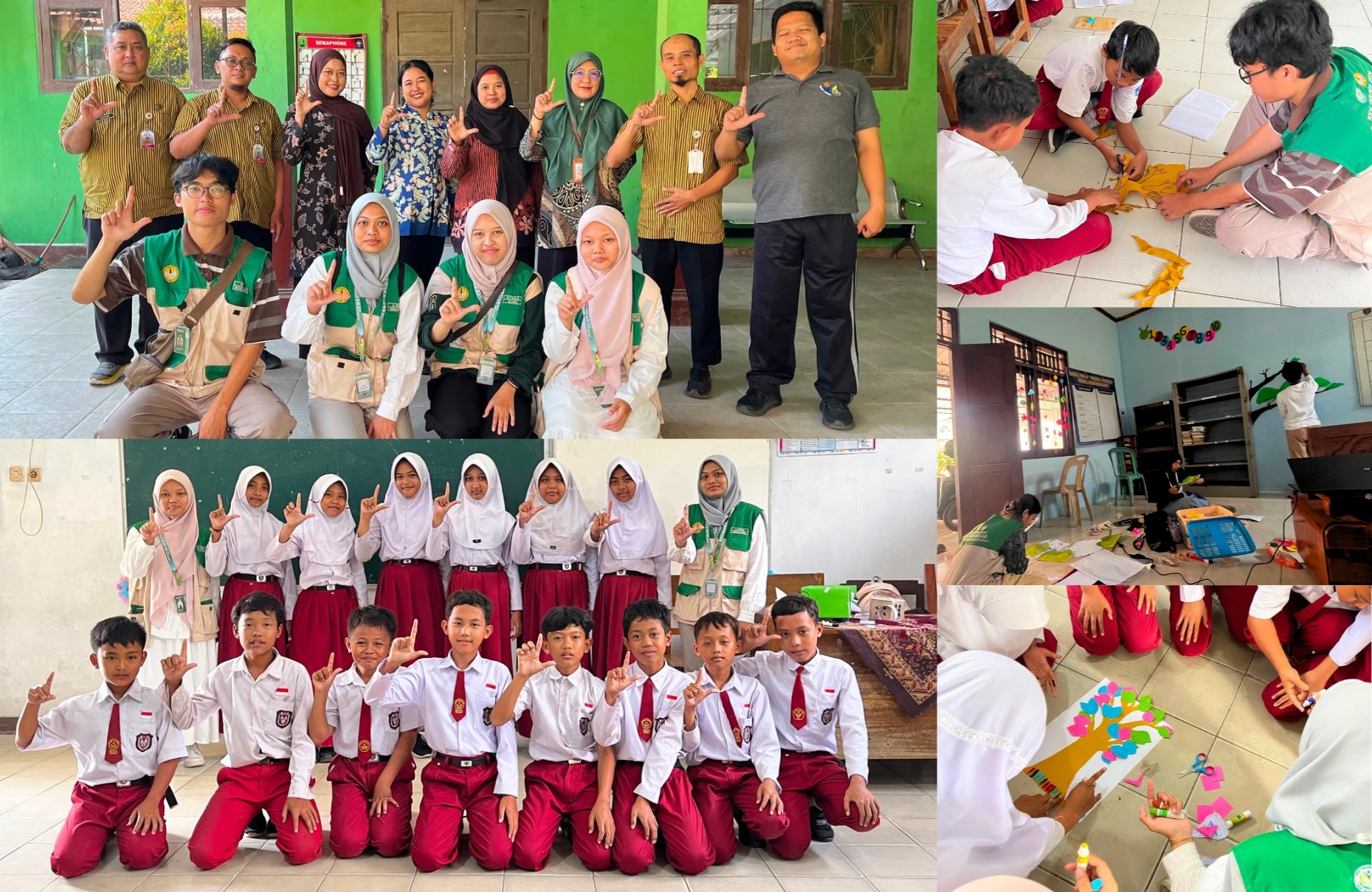 Kegiatan Membuat Proyek Berbasis Isi Buku Bacaan Bersama Siswa Kelas 6 di SD Negeri Bantarsari 07 dan Kegiatan Menghias Perpustakaan Desa Bantarsari