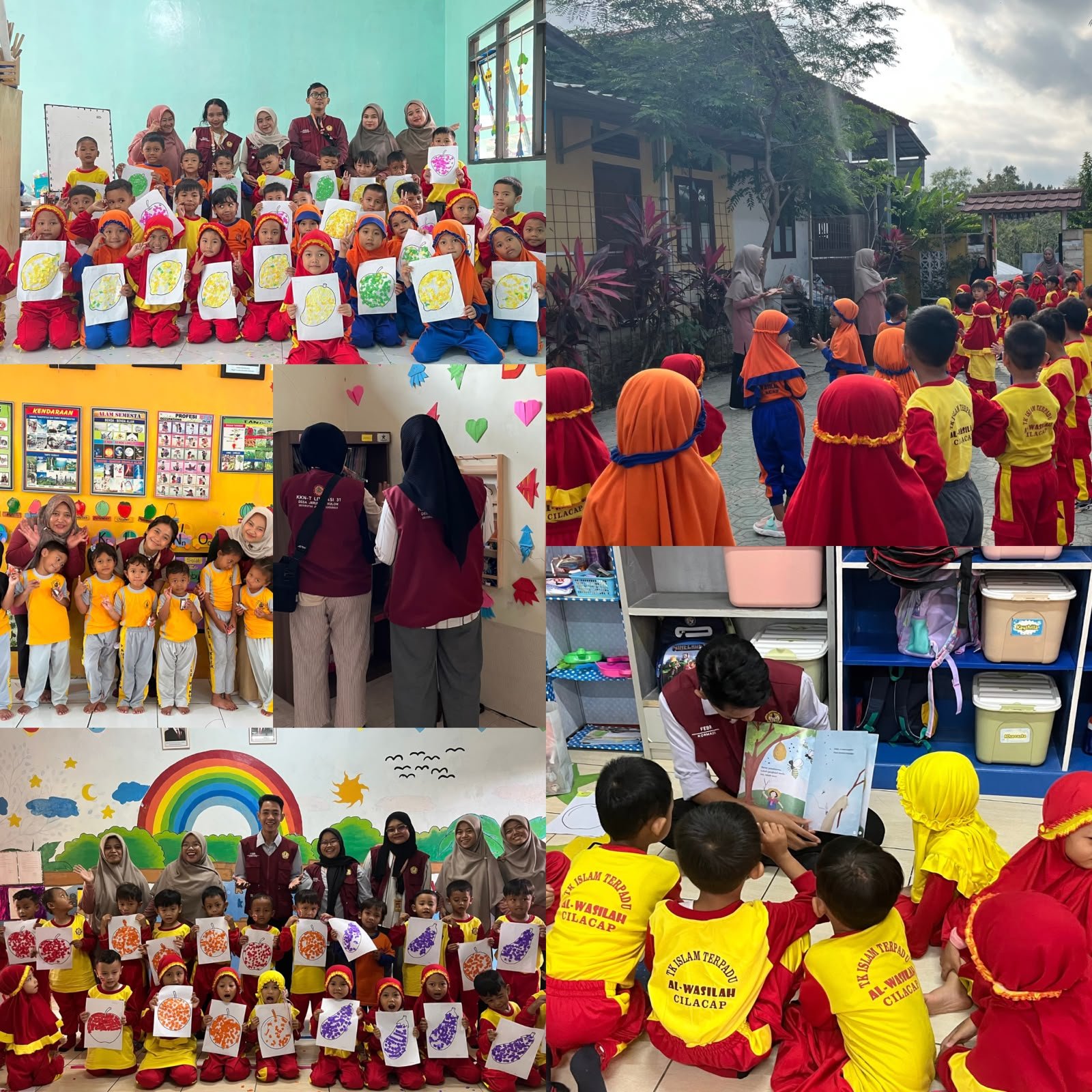 Membuat Proyek Berbasis Buku Bacaan TKIT Alwasilah dan Paud Wijayakusuma 02 (Hari Ke-24)