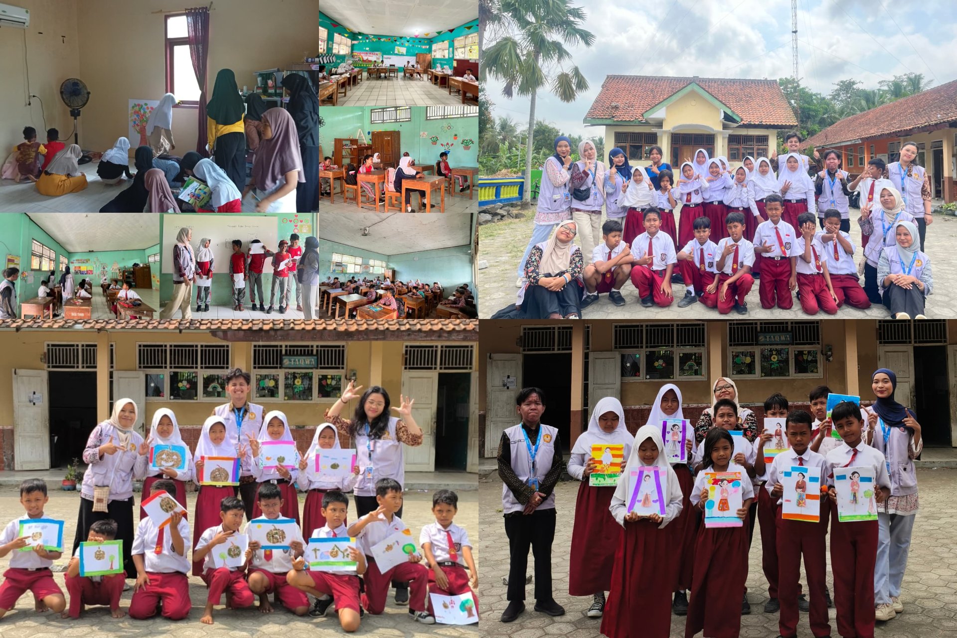 DAY 23 | Lengkapi Rangkaian "Proyek Berbasis Isi Buku Bacaan" di SDN Grugu 03, KKN-L 36 Grugu Buka Pelayanan Umum Perpustakaan Desa