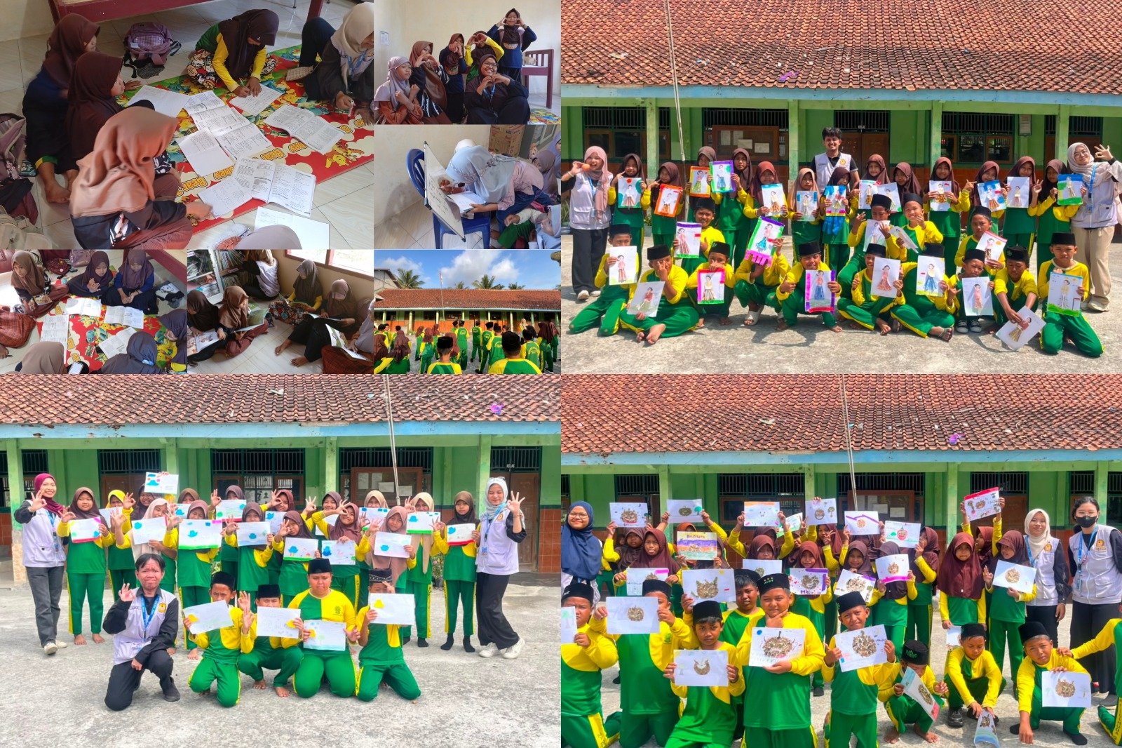 DAY 24 | Tutup Rangkaian "Proyek Berbasis Isi Buku Bacaan" di MI Nurul Huda dan Konsisten Jaga Pelayanan Perpustakaan Desa