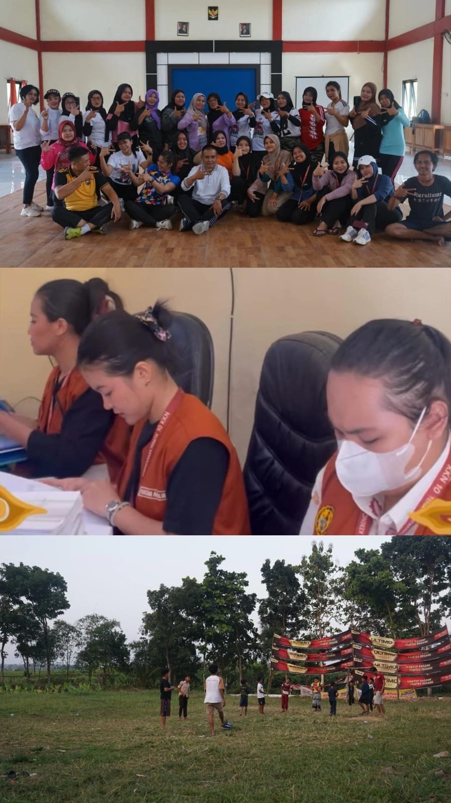 Senam Sehat, Piket Rutin Desa, dan Video Profile