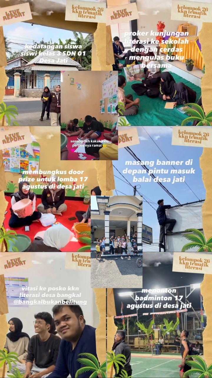 Kegiatan hari ke 24 KKN Literasi kelompok 26