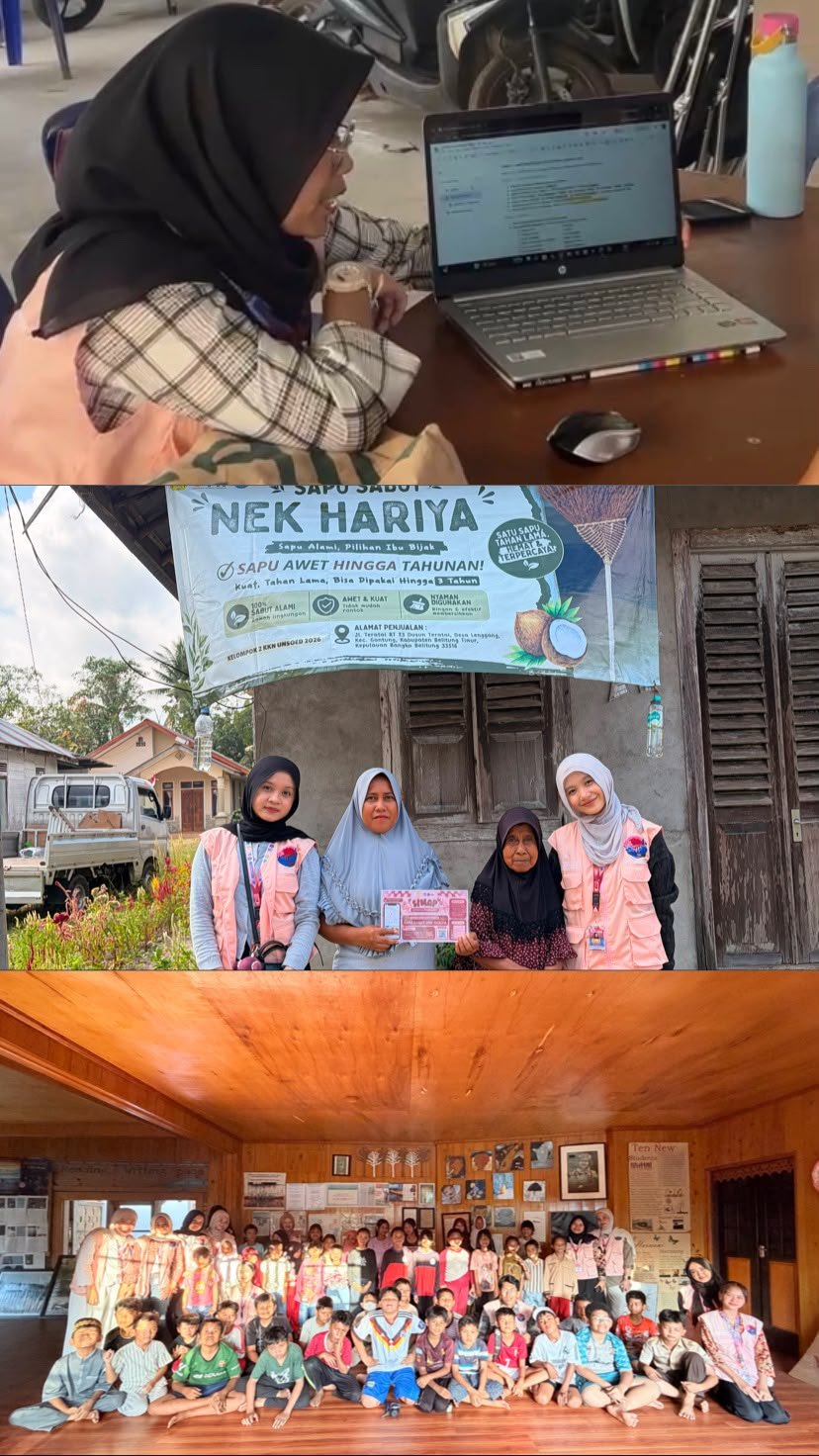 Day 20 Piket Desa, Lingkar Literasi, Pemasangan Banner dan Pembuatan Maps