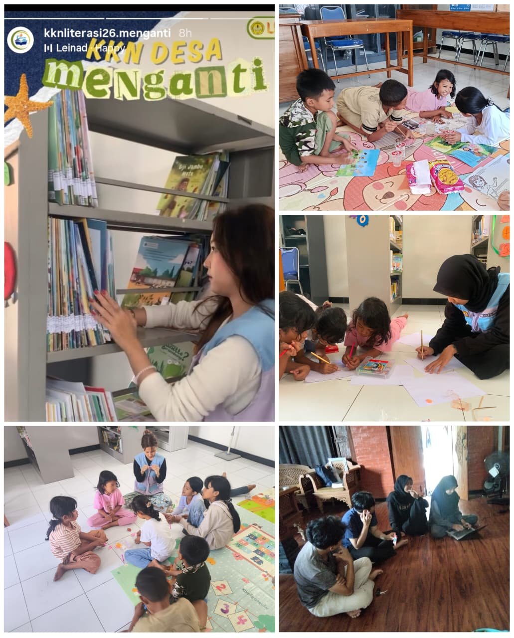 Pelaporan Hari ke-25 KKN Literasi Desa Menganti