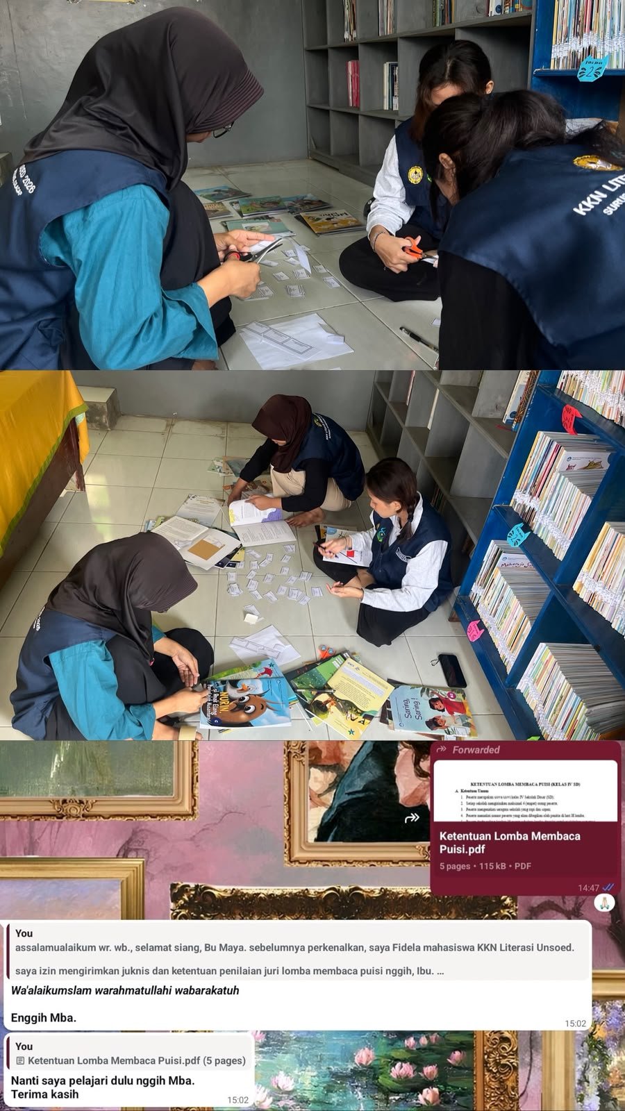 Keberlanjutan Pemberdayaan Perpustakaan Desa dan Koordinasi Apresiasi Literasi Tingkat Desa