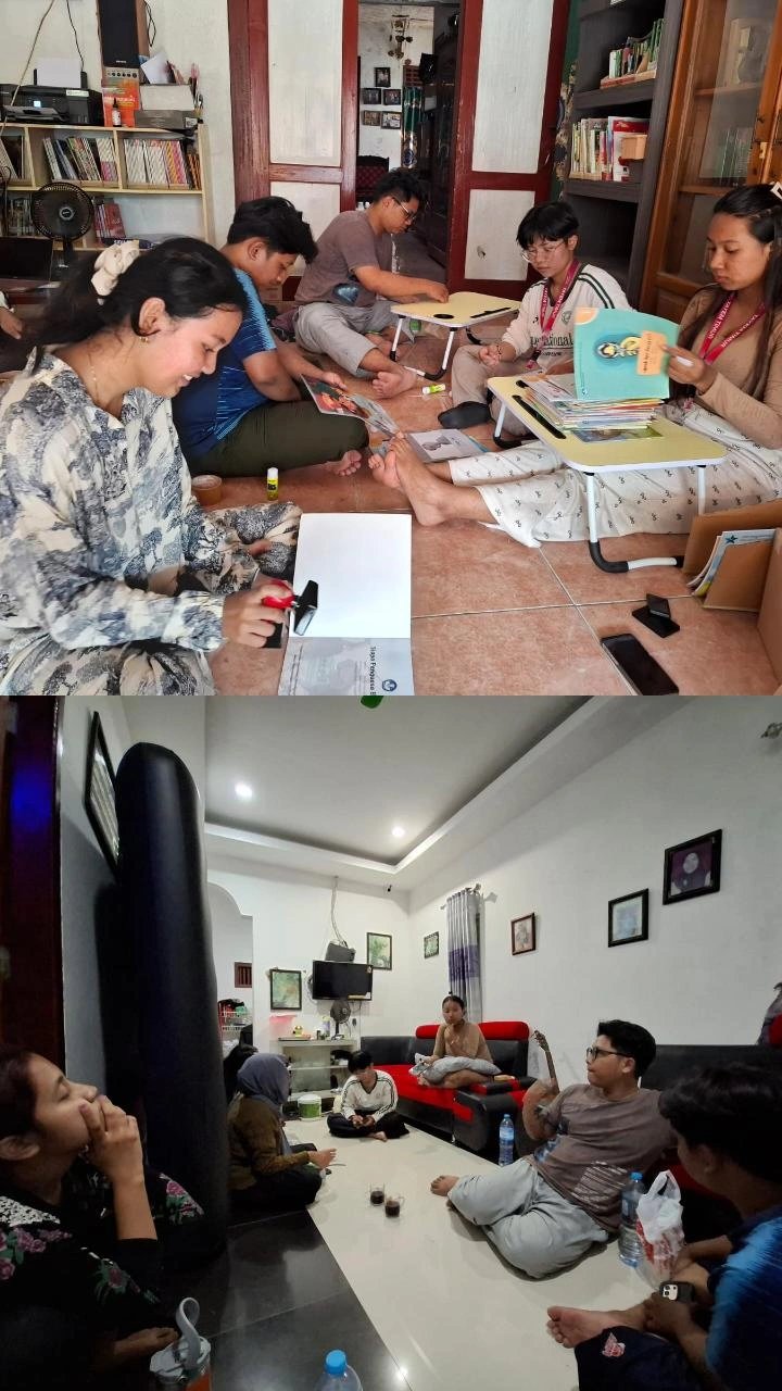 Pelaporan KKN Literasi hari ke 25 Desa Tayem Timur