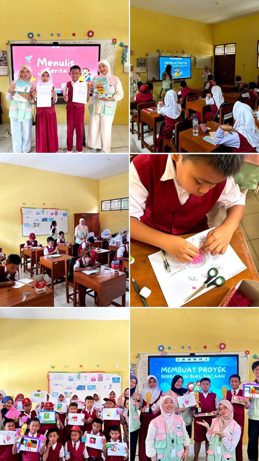 Hari Ke-23: Pelaksanaan Program Menulis Cerita, Proyek Berbasis Buku Bacaan, dan Apresiasi Literasi