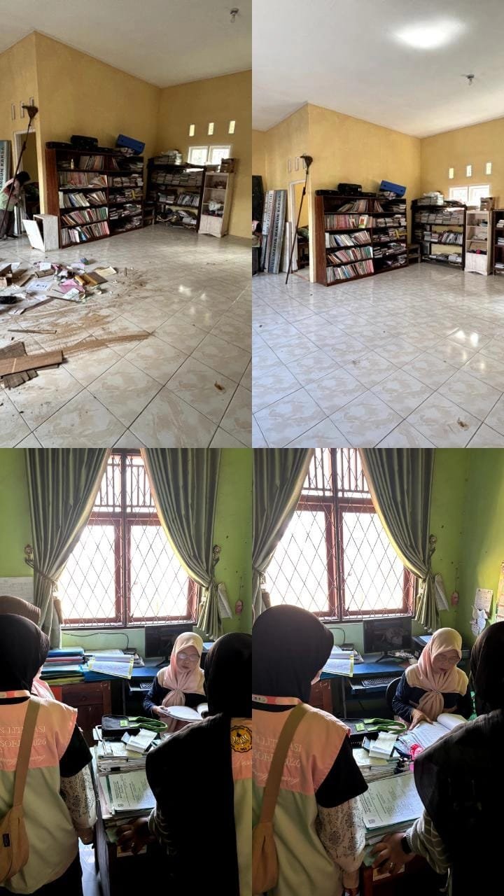 Hari Ke-24: Kerja Bakti Perpustakaan dan Koordinasi Program Edukasi Reproduksi dan Keluarga Berencana