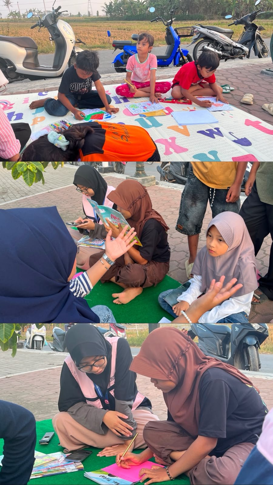 Pelaksanaan TBM Keliling dan Pendampingan Apresiasi Literasi di Sport Center Panisihan