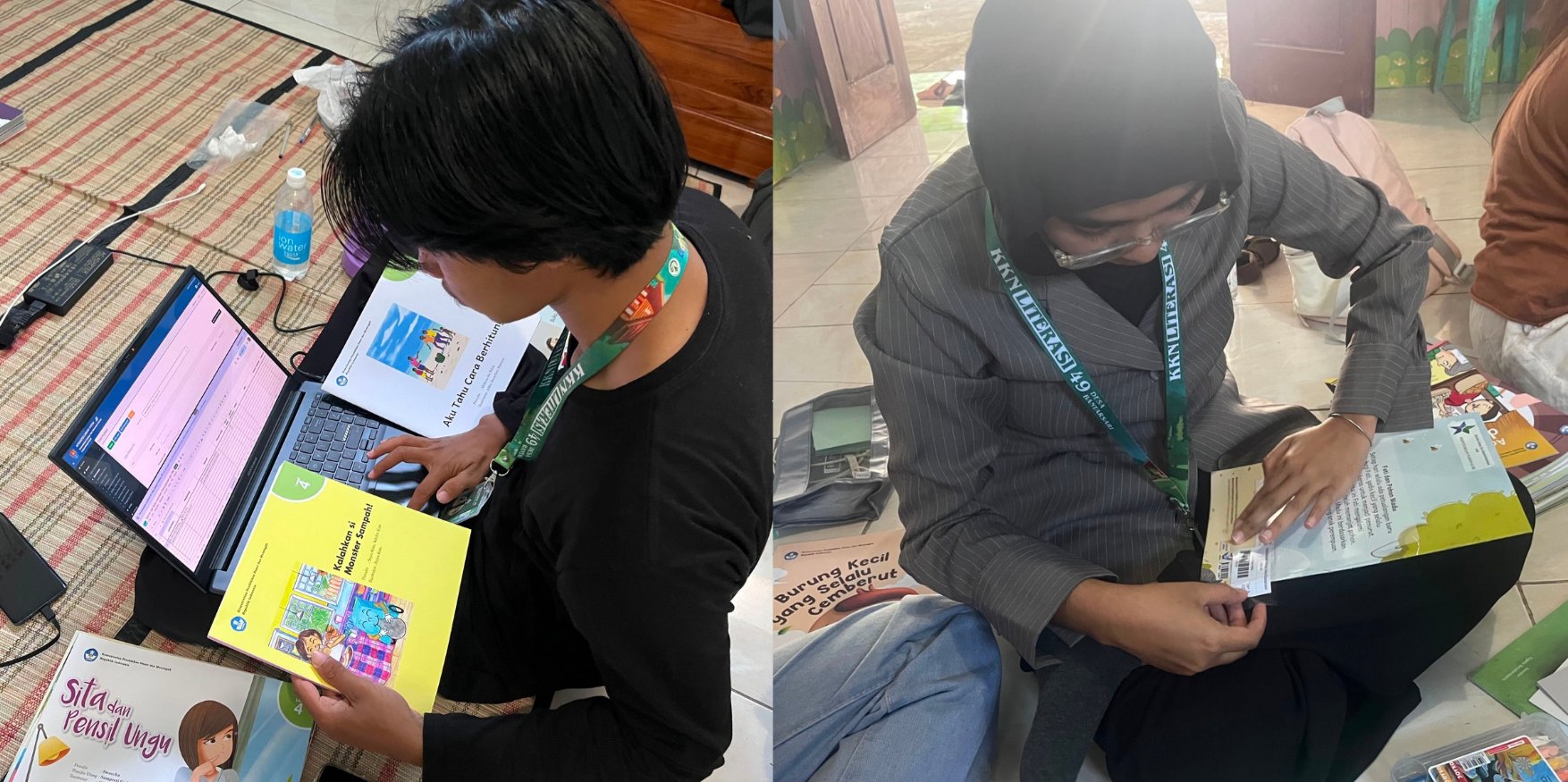 Pelayanan Perpustakaan Cahaya Desa Bantarsari dan Pengolahan Buku Cerita Bergambar Melalui Pelabelan dan Stempel Buku