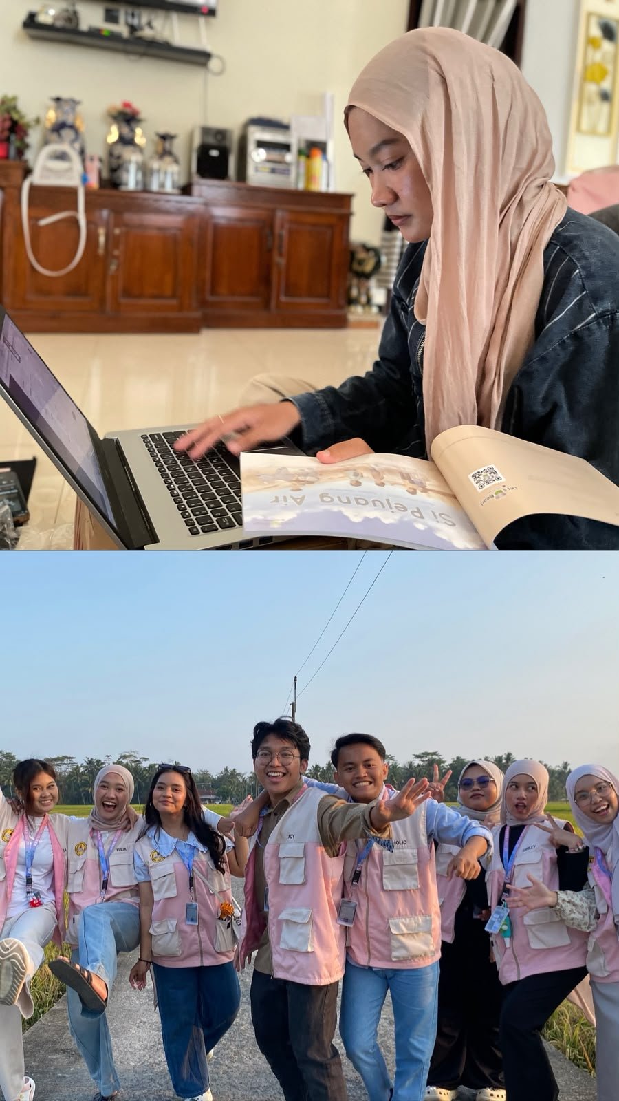 Kerja Bakti Posko, Persiapan Agenda Forum Anak, dan Inventarisasi Buku