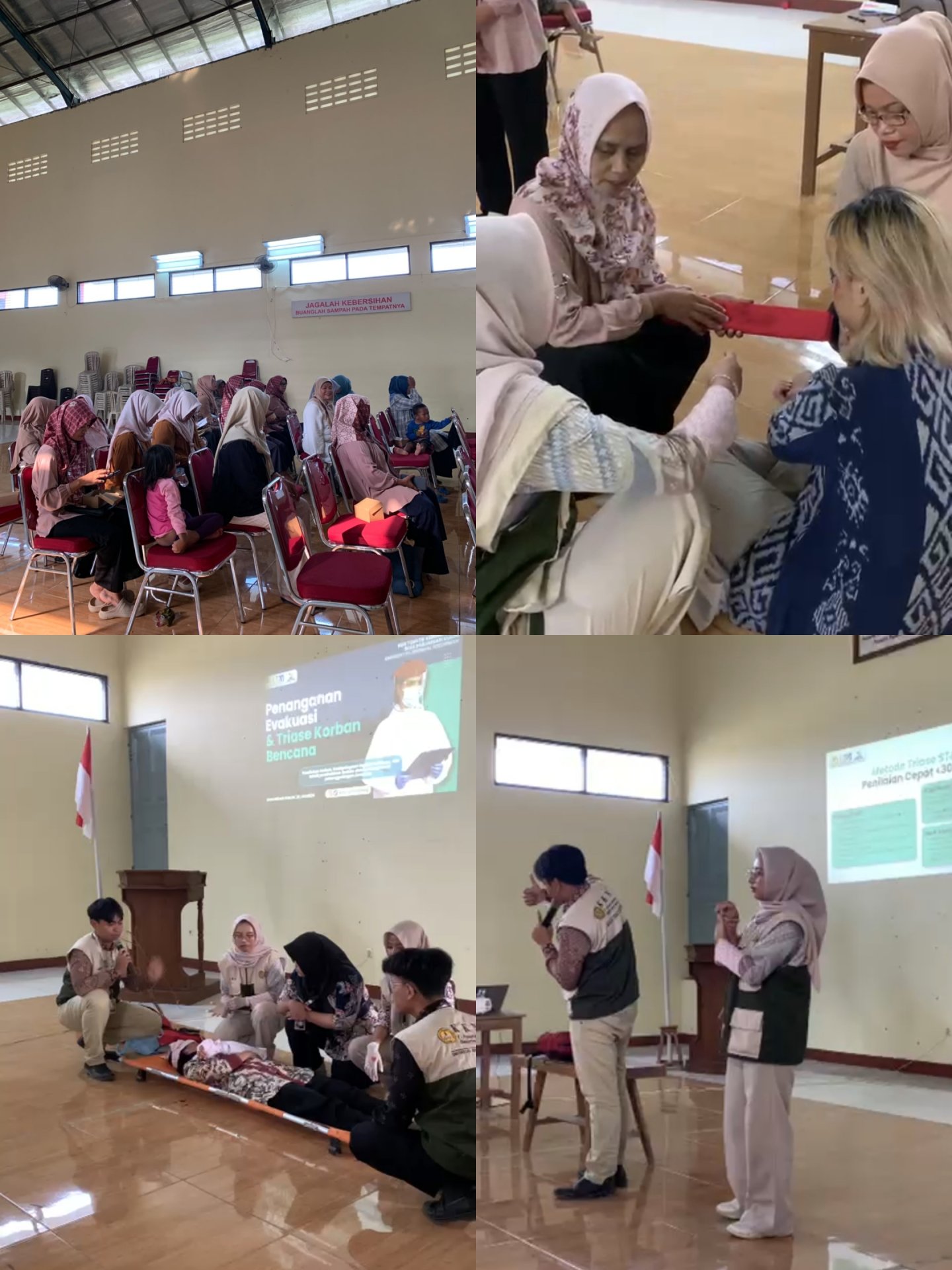 Edukasi Penanganan Triase Korban di Desa Banjarsari Kulon dan Rapat Koordinasi Musyawarah Desa