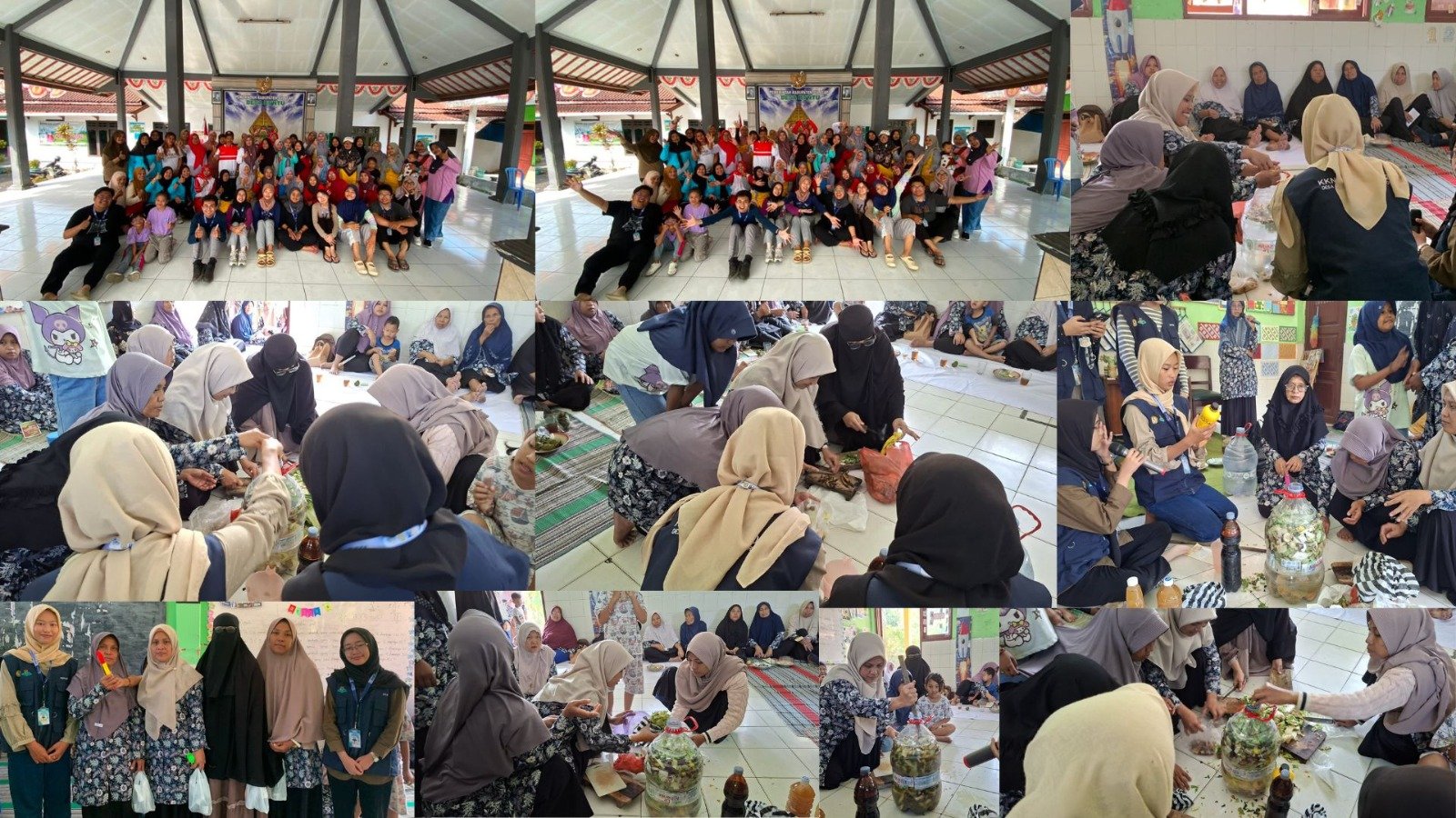 Senam Sehat dan Pembuatan Pupuk Organik Cair (POC)