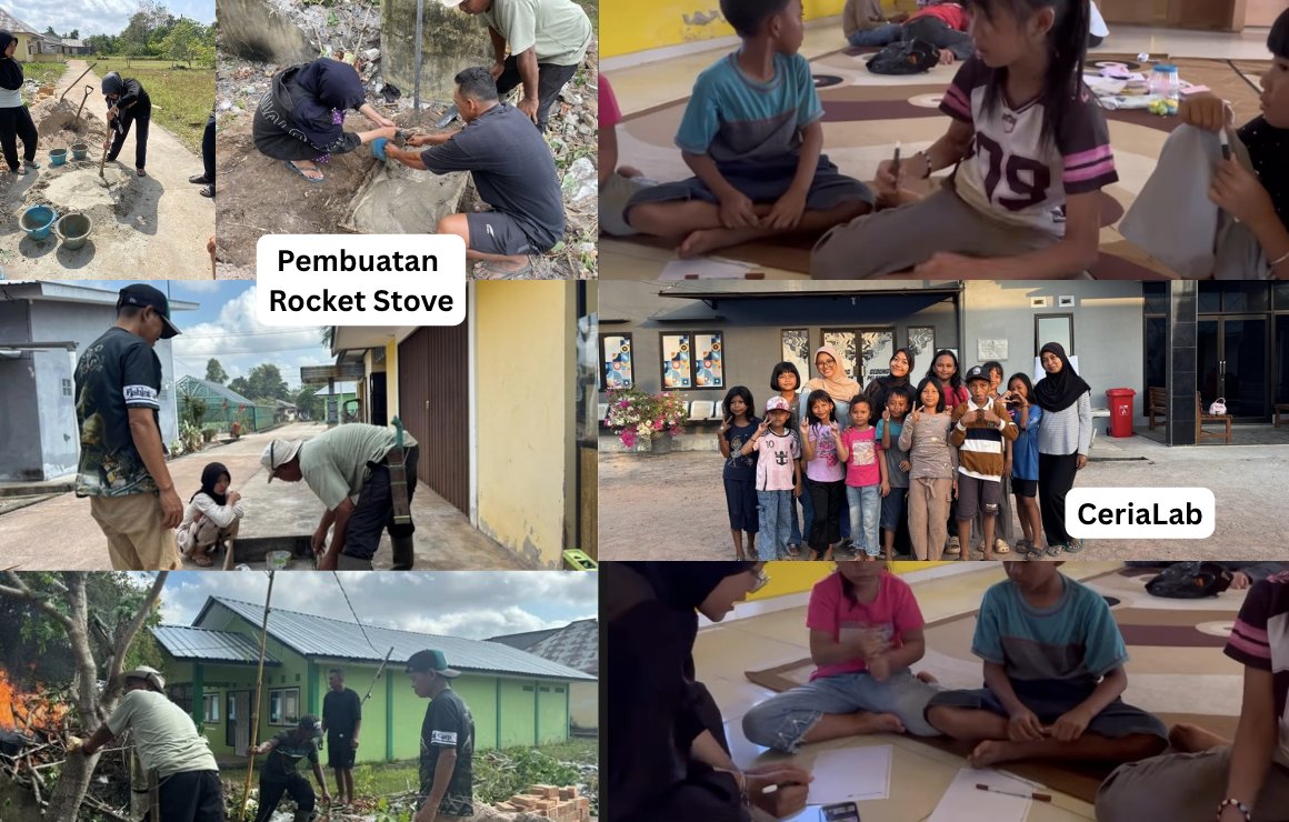 Pembuatan Rocket Stove dan Ceria Lab
