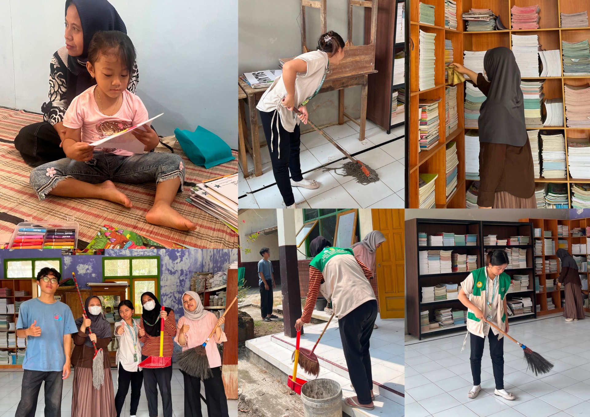 Pelayanan Perpustakaan Cahaya Desa Bantarsari dan Pengelolaan Perpustakaan SD Negeri Bantarsari 08
